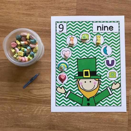 St. Patrick\'s Day Lucky Charms Math
