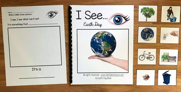\"I See\" Earth Day Adapted Book (w/Real Photos)
