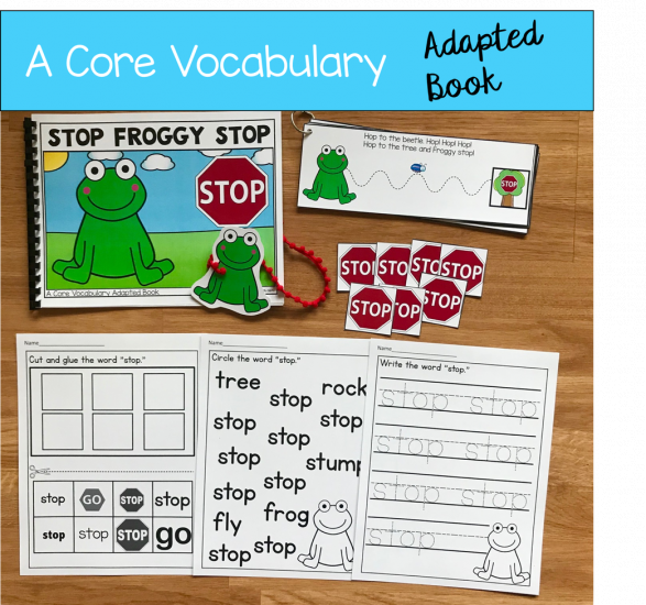 \"Stop Froggy Stop!\" (Working With Core Vocabulary)