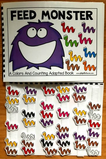 Feed Monster: A Colors and Counting Adapted Book - Click Image to Close