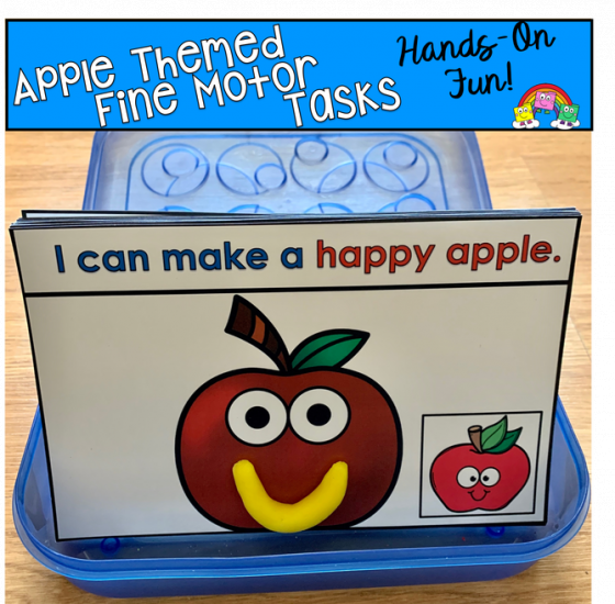 Apple Fine Motor Activities