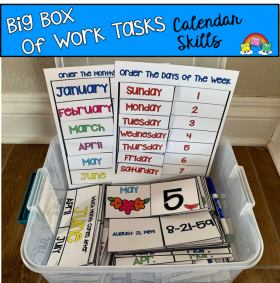 Big Box of Work Tasks: Calendar Skills Edition
