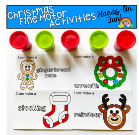 Christmas Play Dough Activities