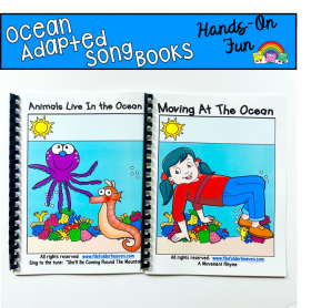 "Animals Live in the Ocean" Adapted Song Books