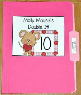Molly Mouse's Double It File Folder Game