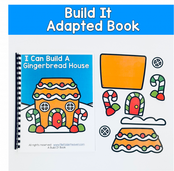 I Can Build A Gingerbread House Adapted Book 3