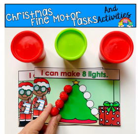 Christmas Fine Motor Tasks