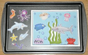 Build an Ocean Scene Cookie Sheet Activity