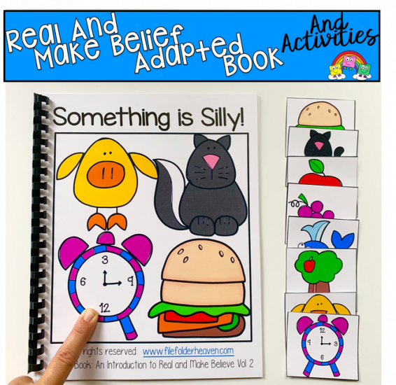 Real and Make Belief Adapted Book And Activities (Vol 2)