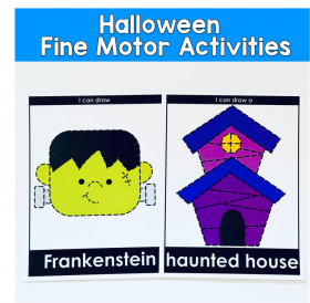 Halloween Tracing Activities, Fine Motor Activities For Centers