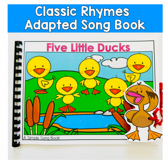 Five Little Ducks Adapted Song Book For Circle Time
