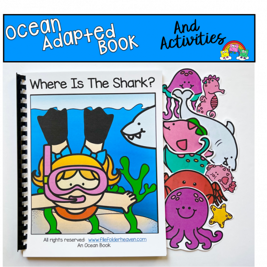 Ocean Adapted Book: Where Is The Shark?
