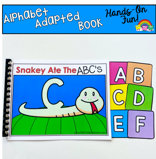 \"Snakey Ate The ABC\'s\" Adapted Book And Activities
