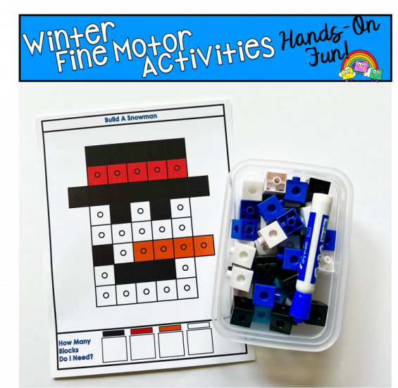 Winter Snap Cubes Activities