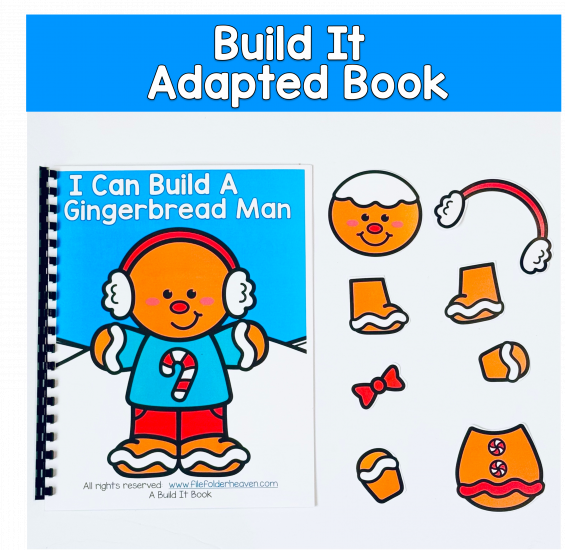 Build It Adapted Book: I Can Build A Gingerbread Man 1