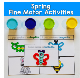 Spring Playdough Activities For Fine Motor Centers