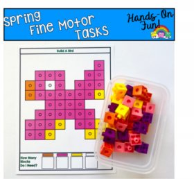 Spring Snap Cubes Activities