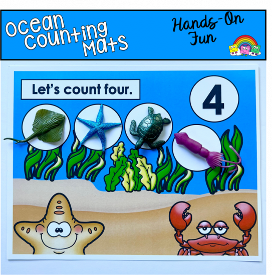 Ocean Counting Mats