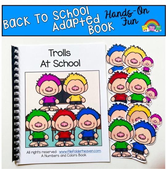 \"Trolls At School\" Adapted Book