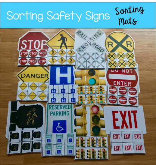 Safety Signs Sorting Mats