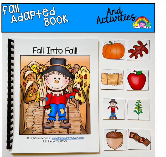 Fall Into Fall Adapted Book and Vocabulary Activities