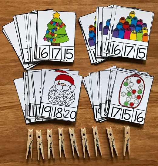 Christmas Task Cards: \"Counting Christmas\"