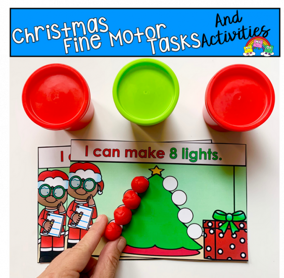 Christmas Fine Motor Tasks