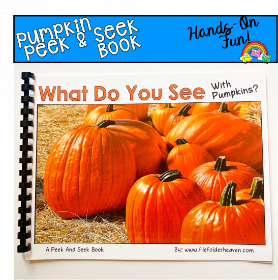 Pumpkin Peek And Seek Book