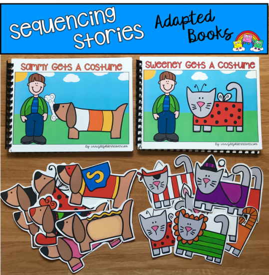 Sequencing Stories (Adapted Books For Practicing Sequencing)