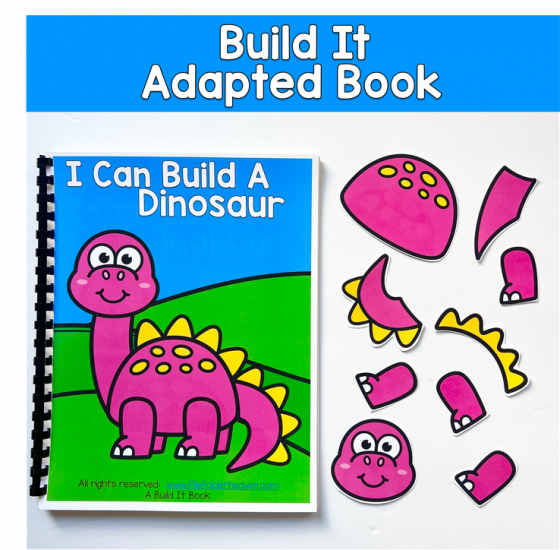 Build It Adapted Book: I Can Build A Dinosaur 2