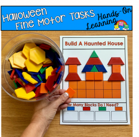 Halloween Fine Motor Tasks