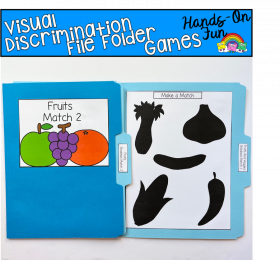 Visual Discrimination File Folder Games II