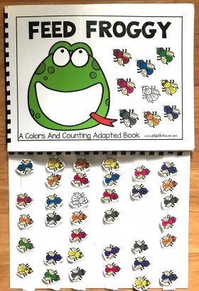 Feed Froggy: A Colors and Counting Adapted Book