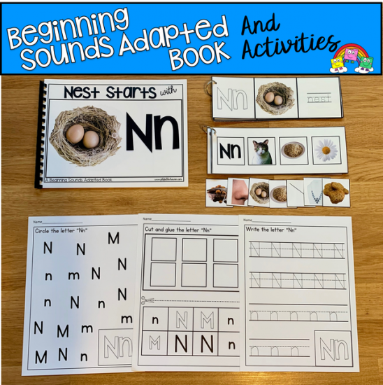 \"Nest Starts With N\" (Beginning Sounds Book And Activities)