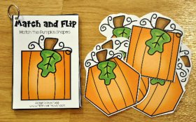 Pumpkins Match and Flip Books
