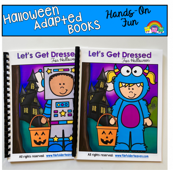Halloween Adapted Books: Let\'s Get Dressed For Halloween