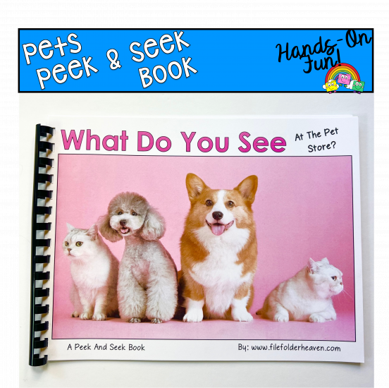 Pets Peek And Seek Book