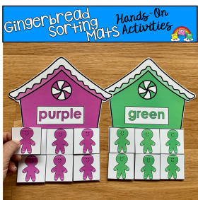 Gingerbread Colors Sorting Mats