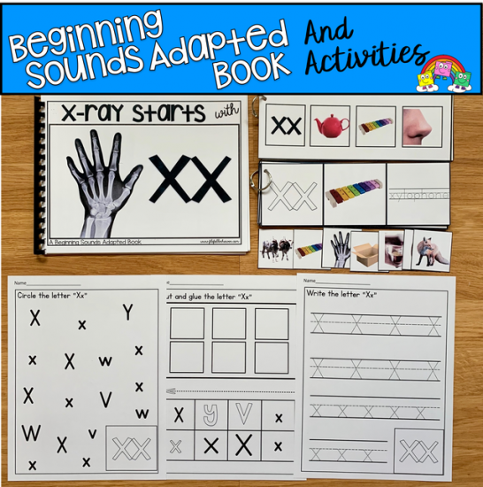 \"X-Ray Starts With X\" (Beginning Sounds Book And Activities)