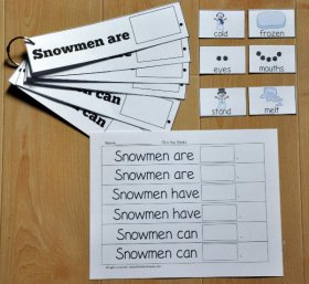 "Snowmen Are, Snowmen Have, Snowmen Can" Flipstrips