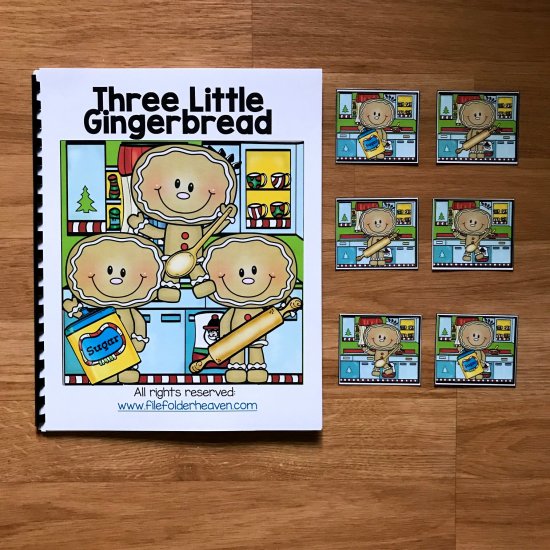 Gingerbread Man Adapted Book: \"Three Little Gingerbread\"