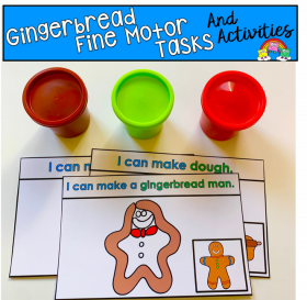 The Gingerbread Man Dough Mats