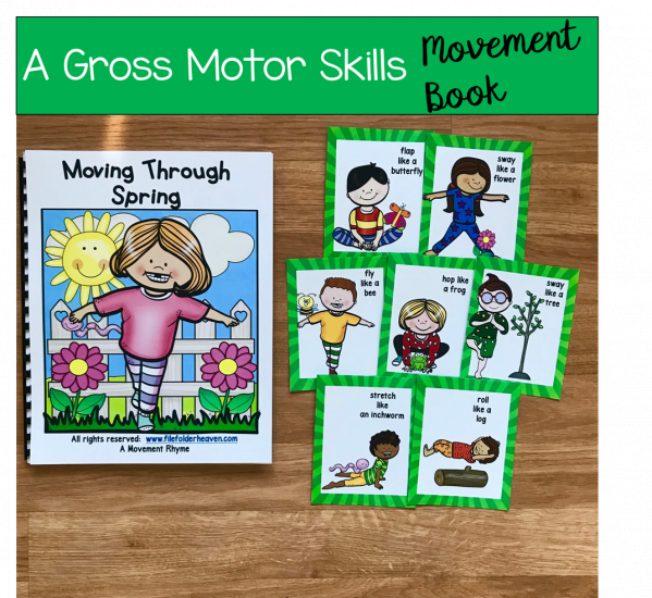 Spring Themed Movement Book (And Cards!)