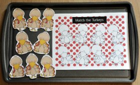 Totally Turkeys Cookie Sheet Activity