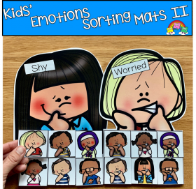 Kids' Emotions Sorting Mats Set 2