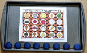 Fall Themed "Find and Cover" Cookie Sheet Activities