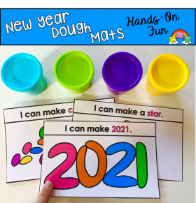 Happy New Year Dough Mats