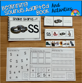 "Snake Starts With S" (Beginning Sounds Adapted Book)