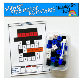 Winter Snap Cubes Activities