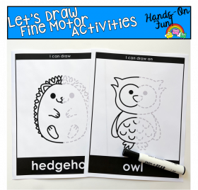 Let's Draw Fall Fine Motor Activities